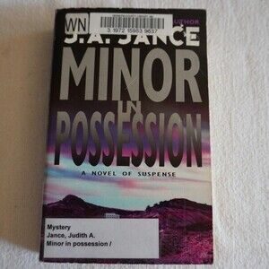 J.A. Jance Minor in Possession Mystery Novel